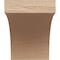 Ekena Millwork 6in. W x 8in. H x 24in. L Huntington Woodgrain TimberThane Rafter Tail, Primed Tan RFTUR06X08X24HUNRCPR - alternate 6